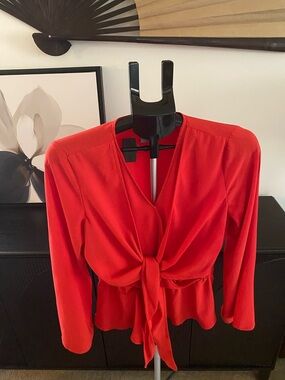 Monroe and Main Orange Blouse